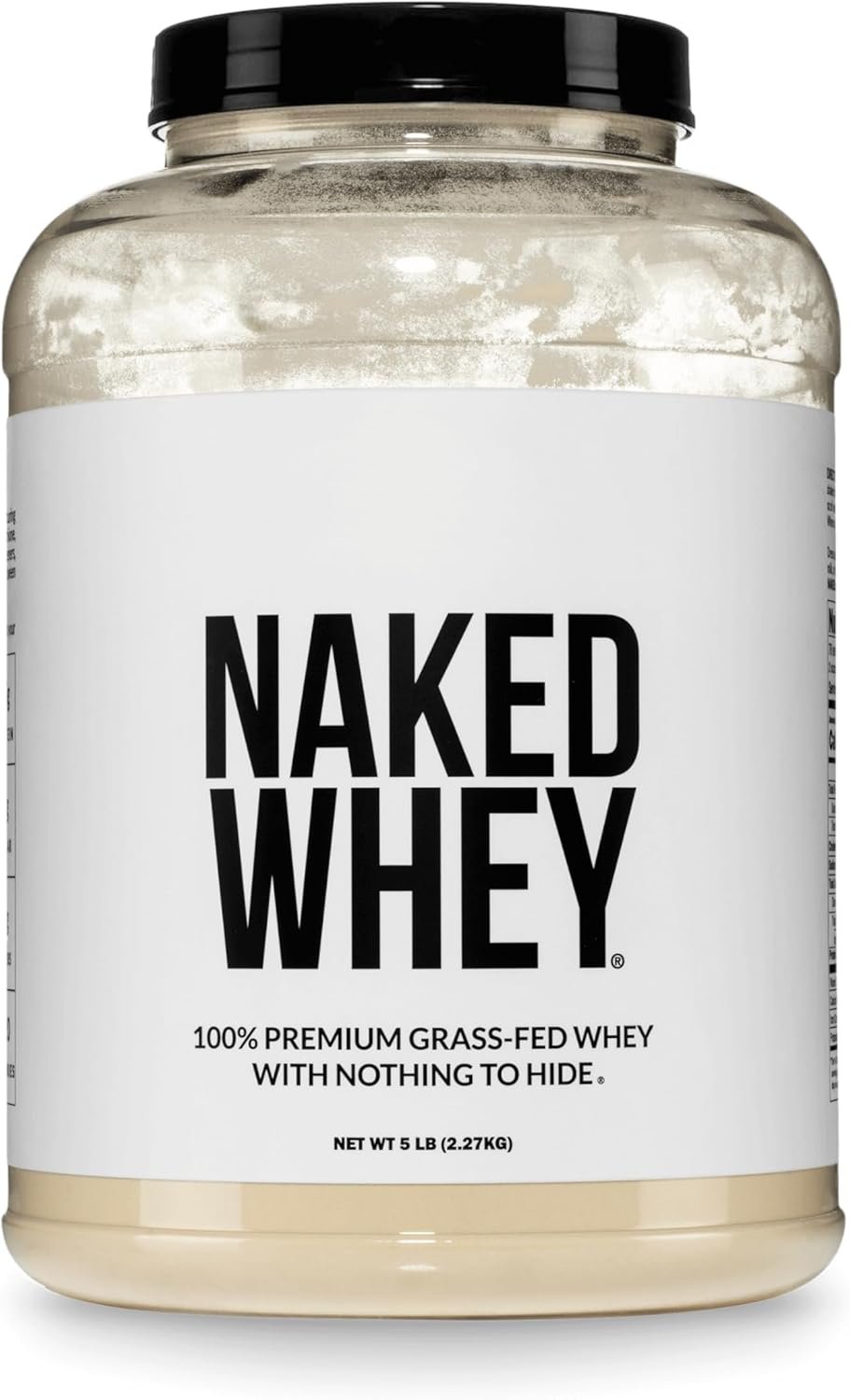 Naked Whey single-ingredient protein powder tub